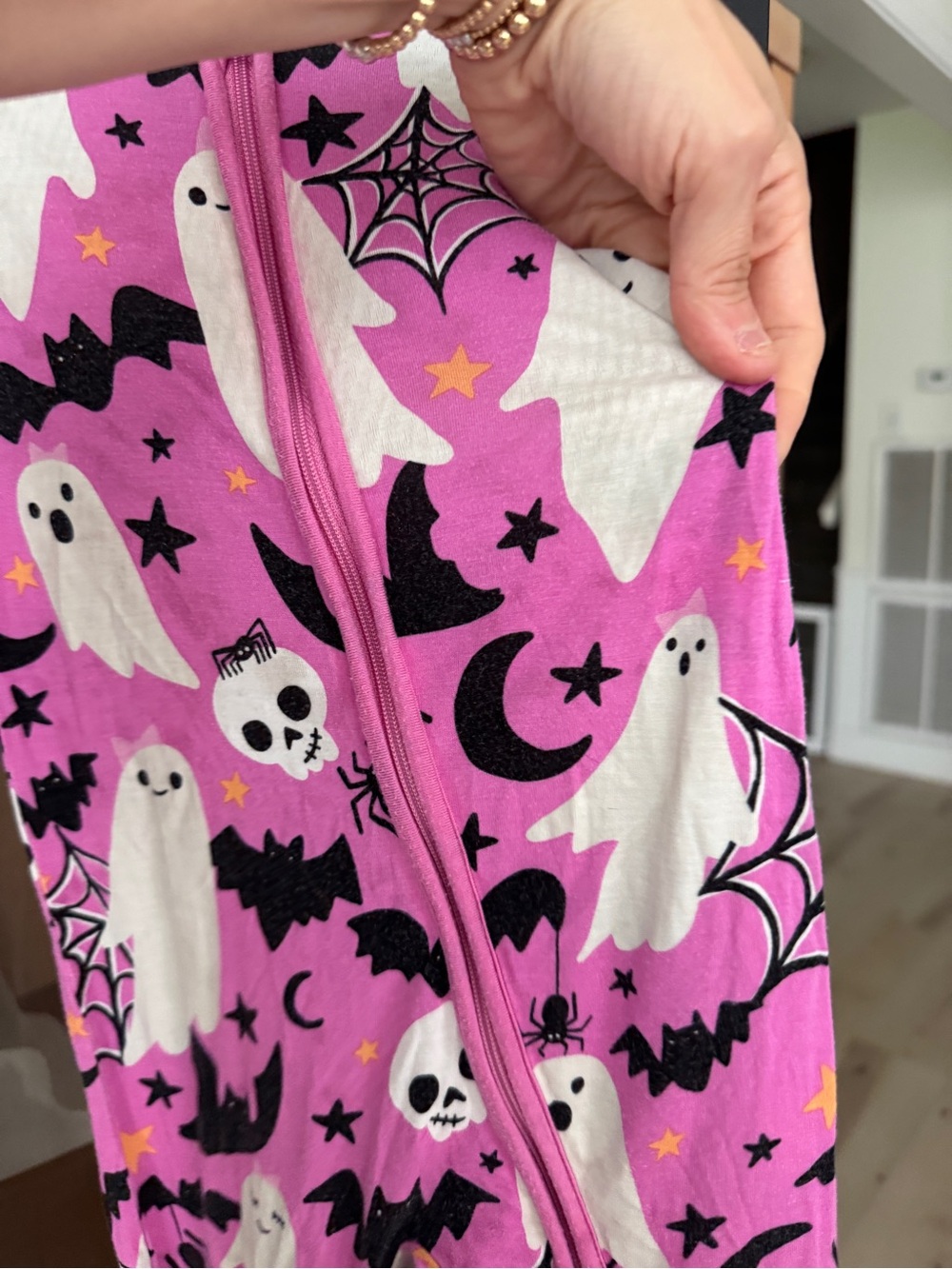 Little Sleepies zippy footies Frightful Friends Halloween ghosts toddler baby - Picture 6 of 7